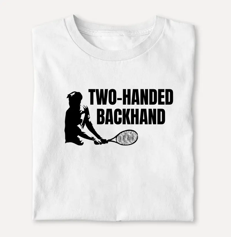 TWO-HANDED BACKHAND