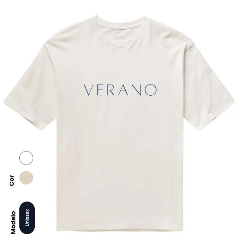 VERANO OVERSIZED estampa marinho