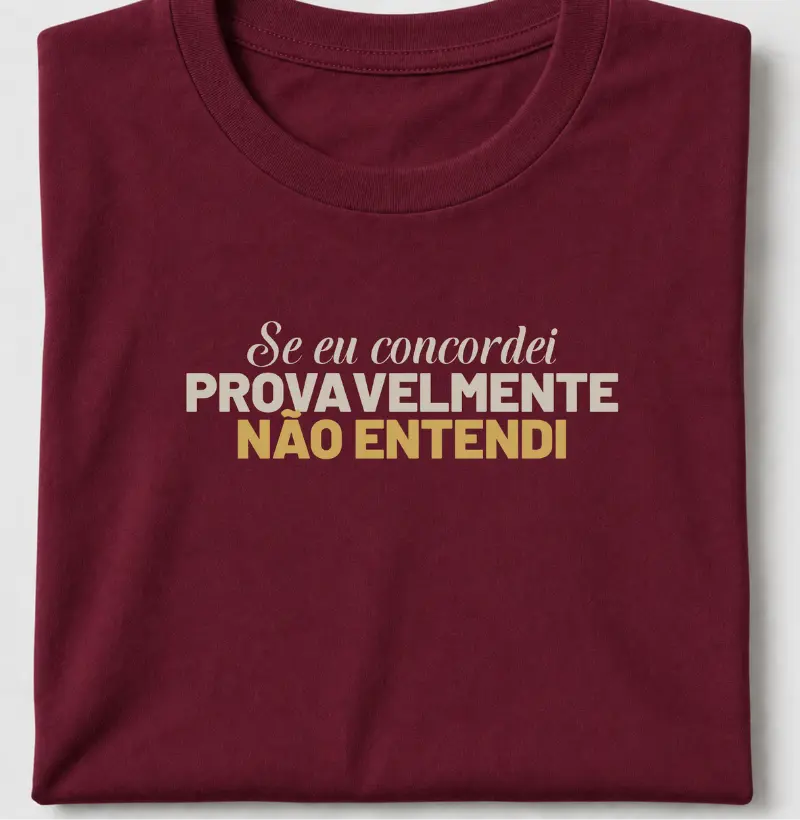 Concordância estratégica - Camiseta