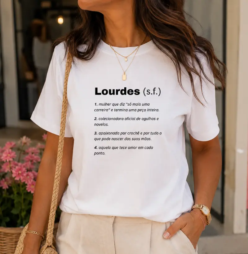 Nome Lourdes Crochê