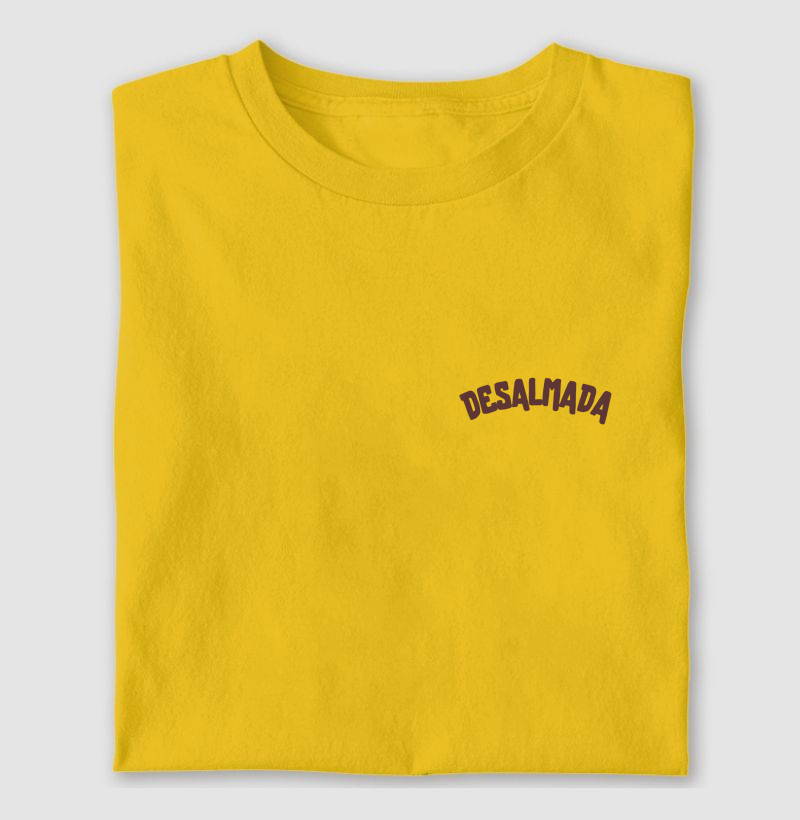 Camiseta DESALMADA TERRA NO AMARELO