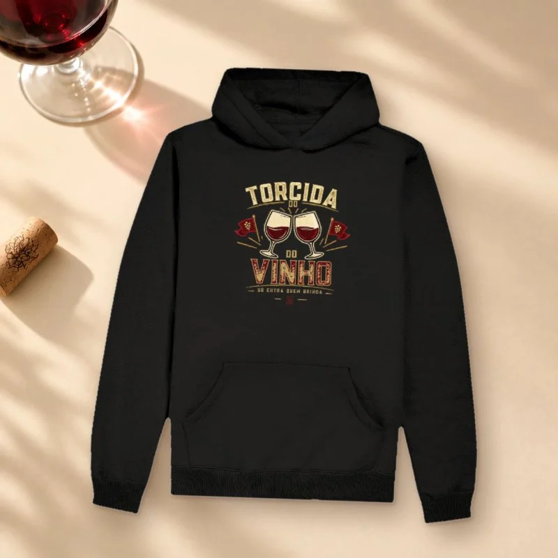 Hoodie Moletom Torcida do Vinho - Hoodie Moletom