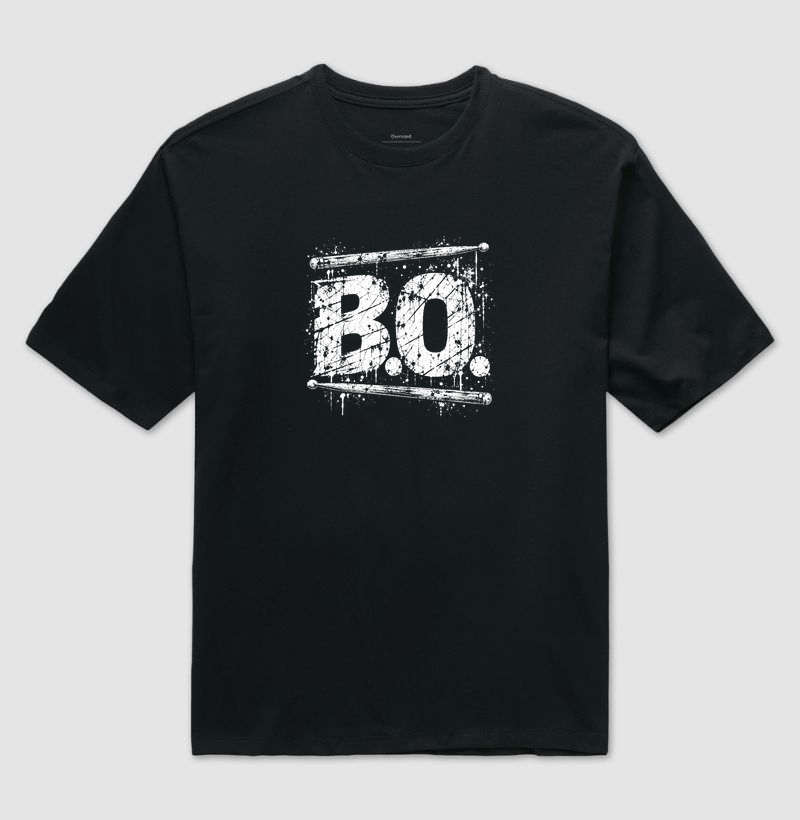 B.O. Baterista - Camiseta Oversized