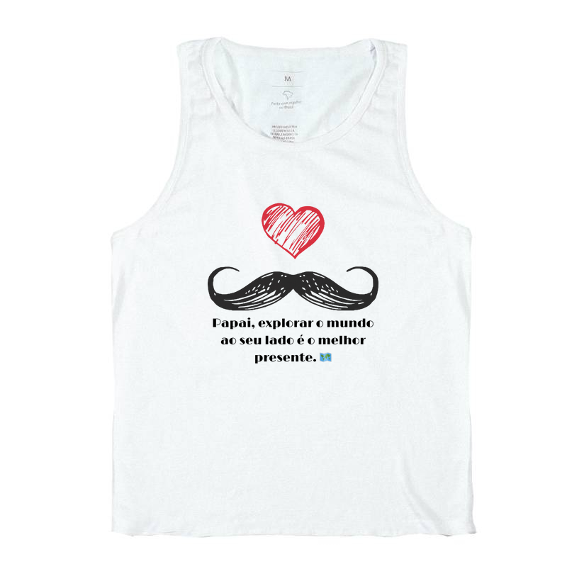 Camiseta Coleção Pai - Papai, explorar o mundo...