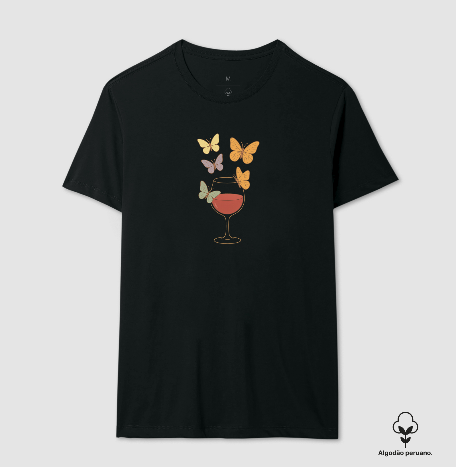 Camiseta Wine Butterflies
