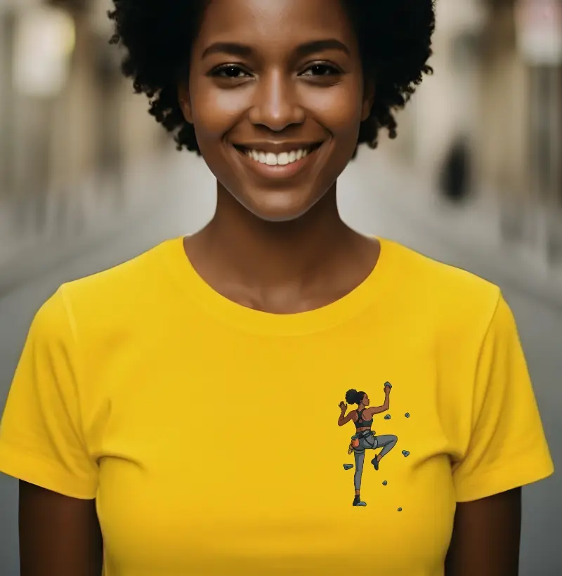 Camiseta Crux & Resina | Escalada Indoor Mulher