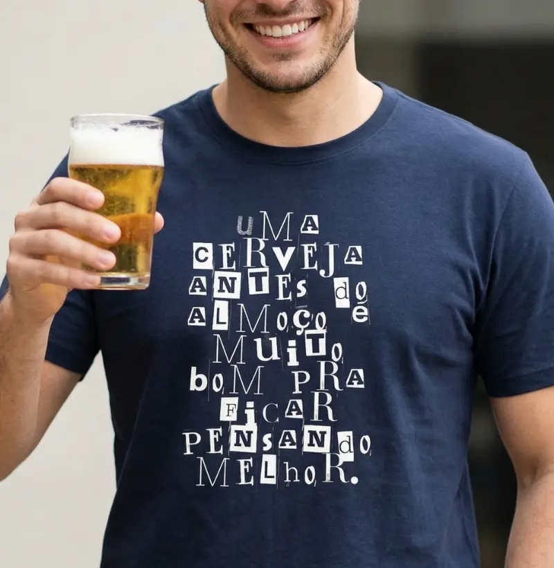 Uma cervejas antes do almoço.