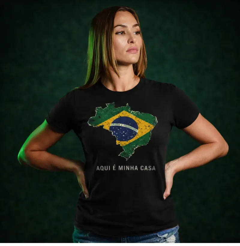 Camiseta Brasil é Minha Casa | Patria