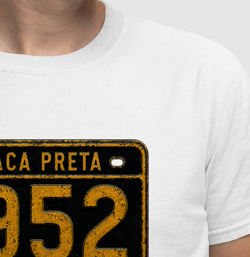 Camiseta Placa Preta 1952