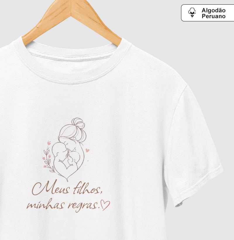 Meus filhos, minhas regras ❤️ Algodão Peruano