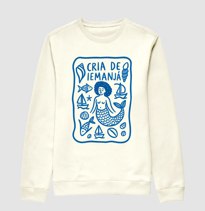 Suéter Moletom Cria Iemanjá