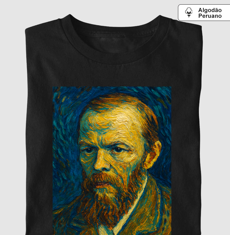 Camiseta - Dostoiévski / Van Gogh