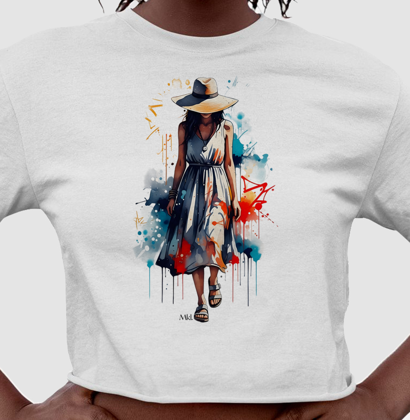 Cropped Algodão Premium - Cores da Alma 