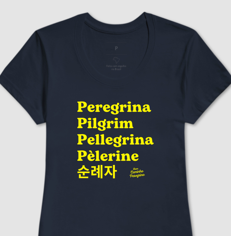 Camiseta Peregrina Multilíngue - Camiseta