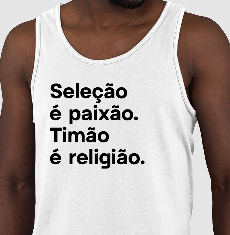 Seleção é paixão. Timão é religião.