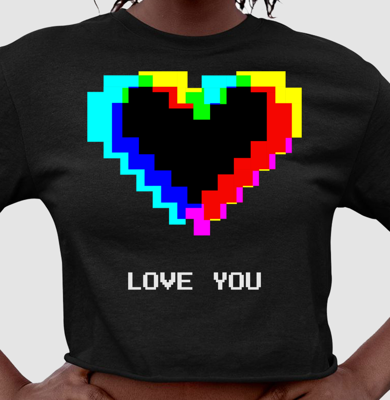LOVE YOU – PIXEL HEART