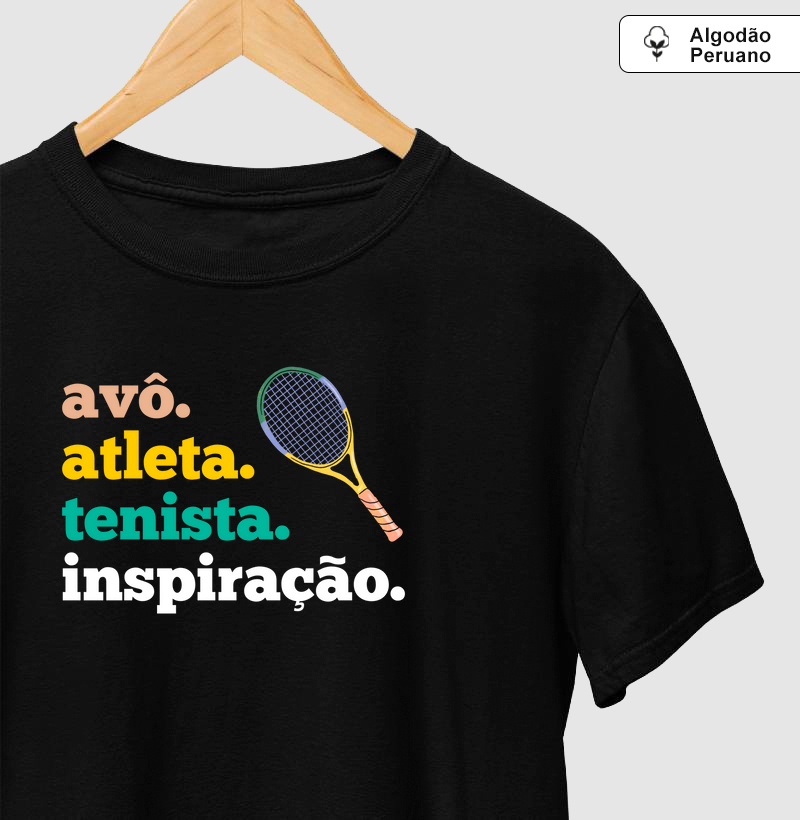 Avô, atleta, tenista, inspiração