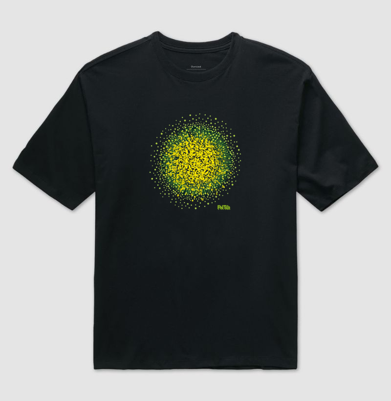 T-SHIRT OVERSIZED "SONHO" / EXPLOSÃO DE LUZ