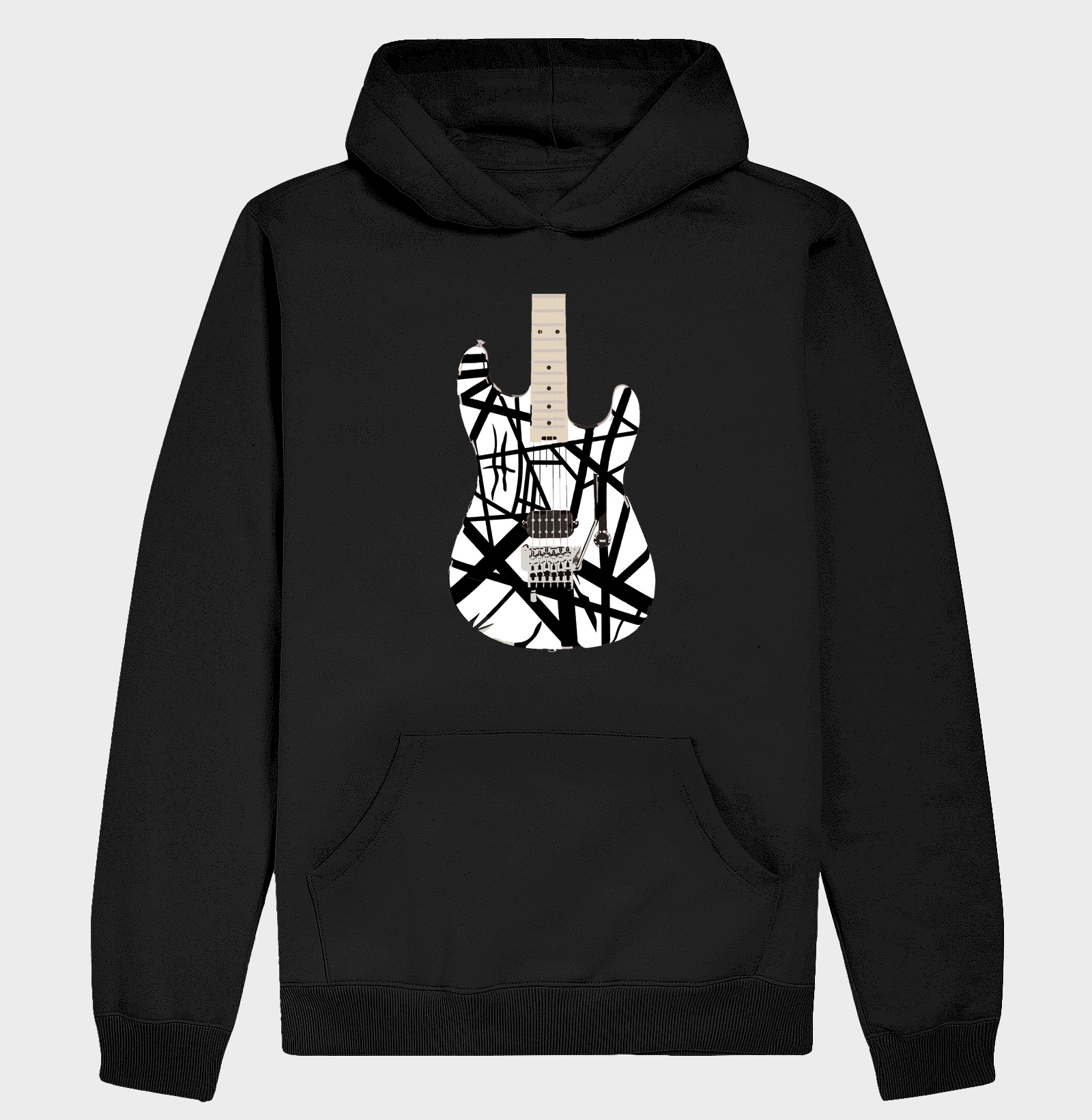 Frankenstrat Guitar: White 'n' Black Edition