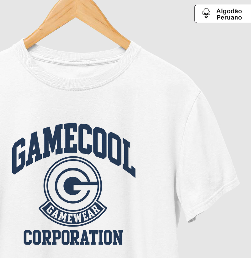 GAMECOOL ORIGINALS - GAMECOOL CORPORATION - Camiseta Algodão Peruano