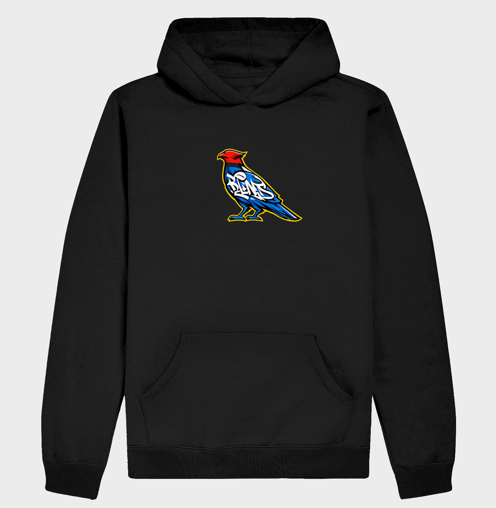  “O poder do Carcará urbano”  O Carcará ganha vida nas ruas, transformado em arte e atitude. Essa estampa é o grito da liberdade urbana, onde o sertão encontra o concreto e o grafite vira símbolo de força e identidade. - Hoodie Moletom