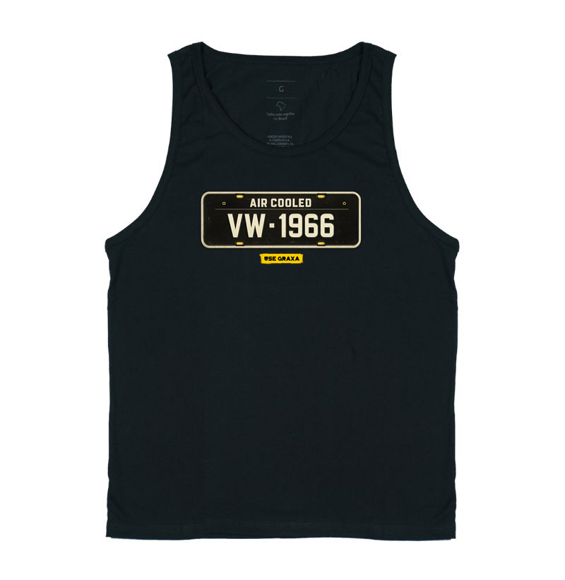 Air Cooled VW 1966 Placa Preta