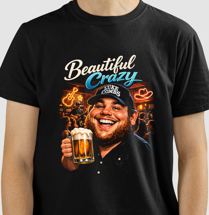 Camiseta Beautiful Crazy – Country Bar Vibes