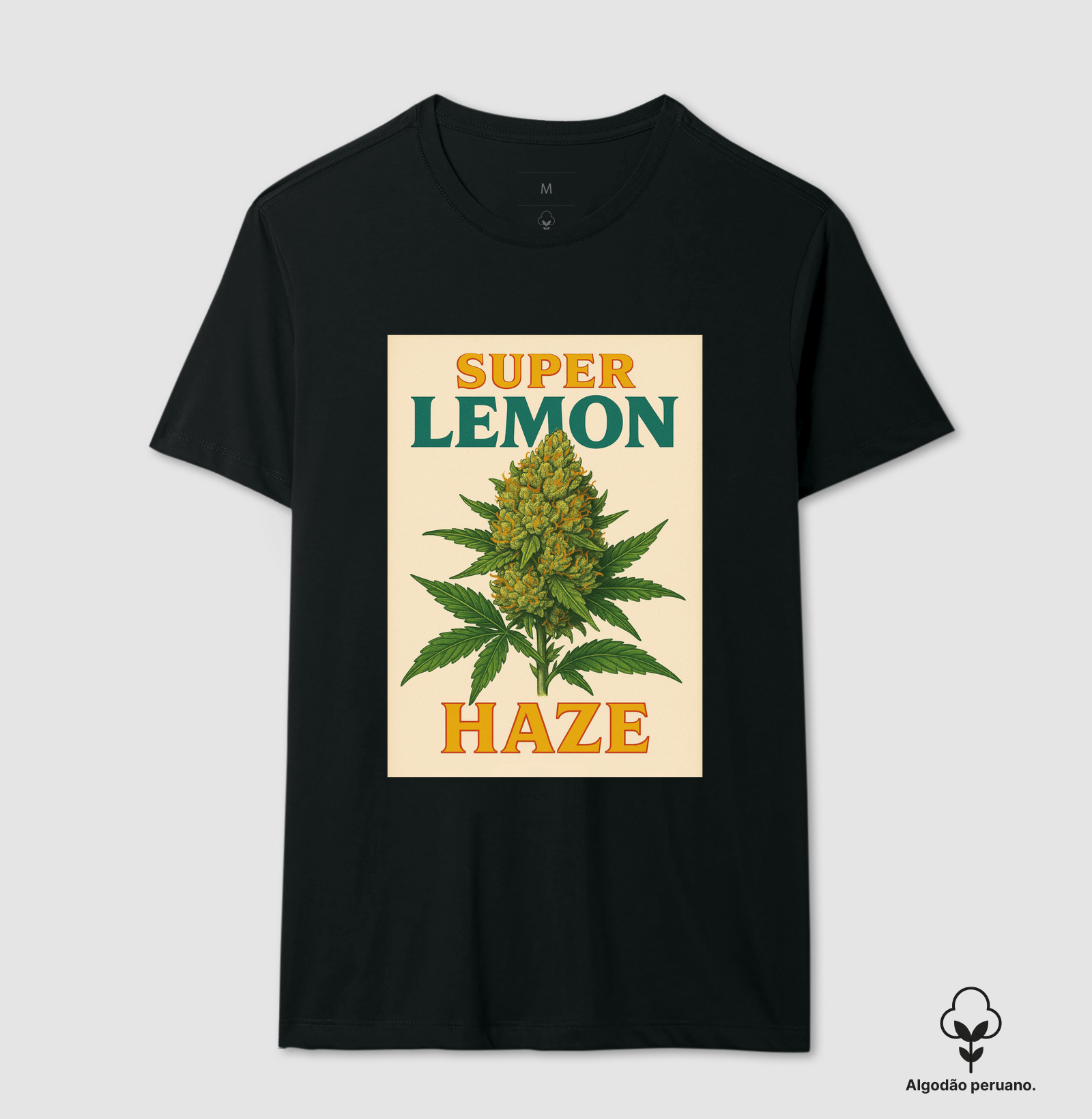 Camiseta algodão peruano - Super Lemon Haze