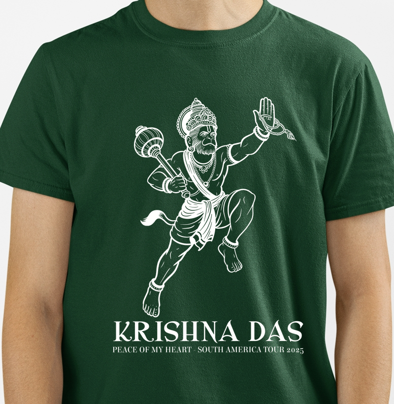 Hanuman Hand - Camiseta - Estampa Branca