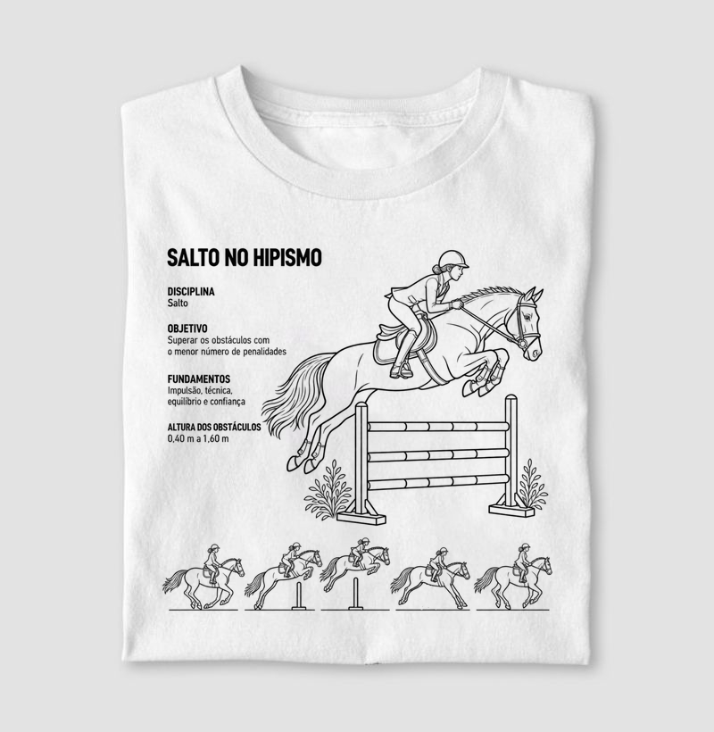Salto Feminino  - Camiseta