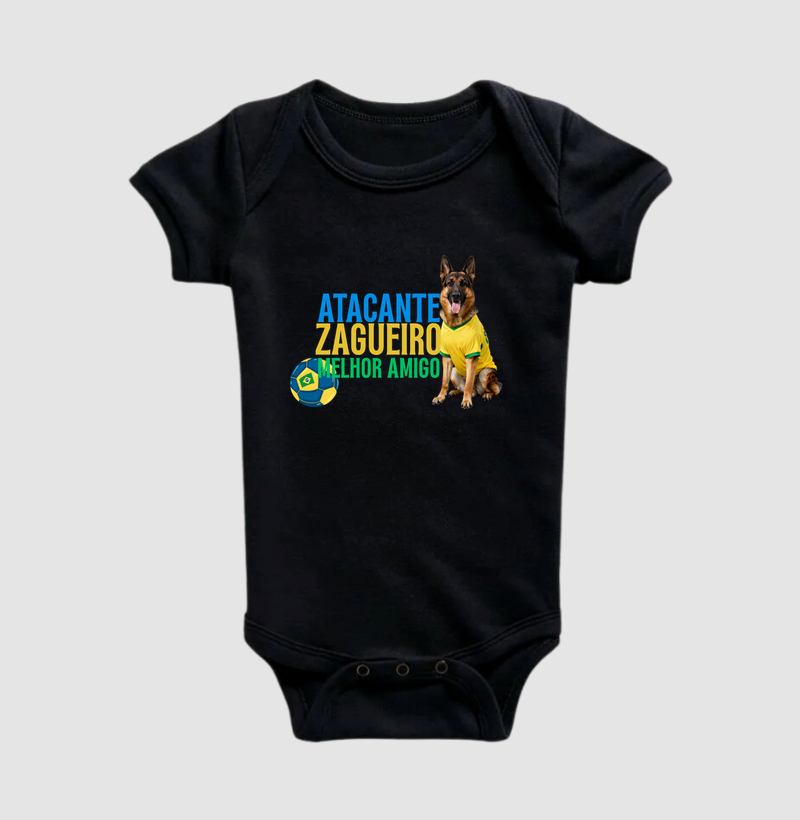 Atacante, zagueiro é melhor amigo 