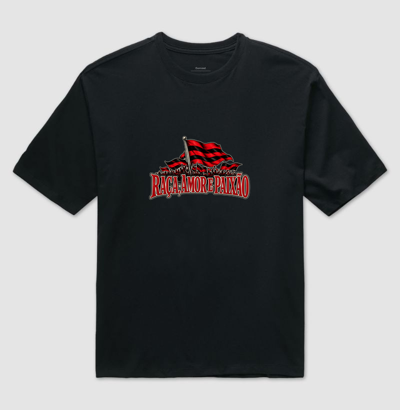 RAÇA, AMOR E PAIXÃO - Camiseta Oversized