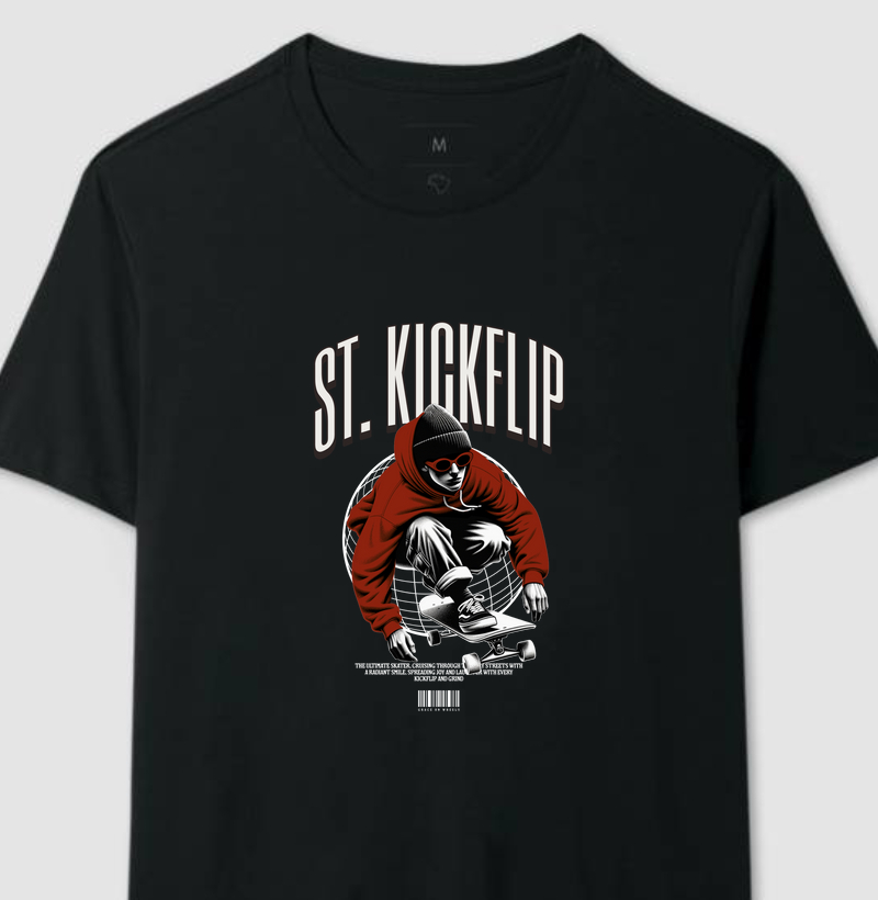 Camiseta GlideWear ST.KICKFLIP