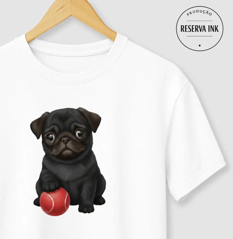 Pug Preto Grande