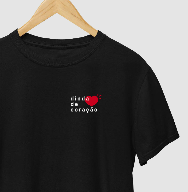 Camiseta Dinda de Coração