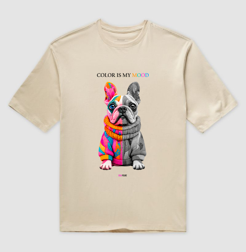 Color Is My Mood 🎨🐾 - Camiseta Oversized