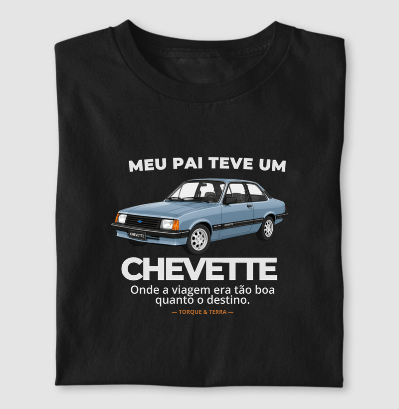 Meu pai teve uma - Chevette azul claro metálico