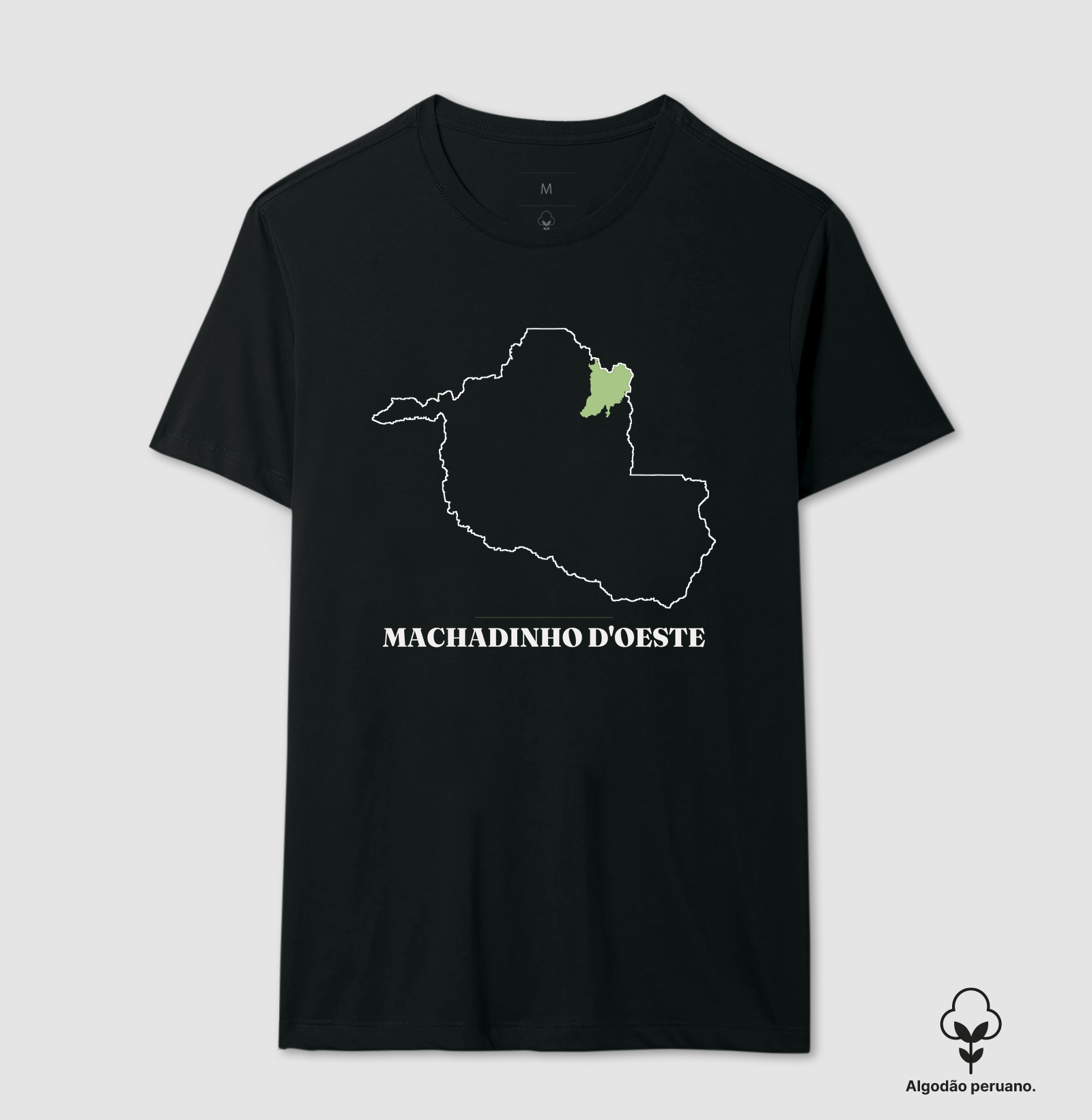 Machadinho D'Oeste | Traço RO - Camiseta Algodão Peruano