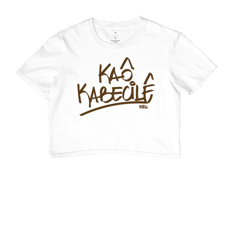 Cropped Kaô Kabecilê Brown Maria Patuá