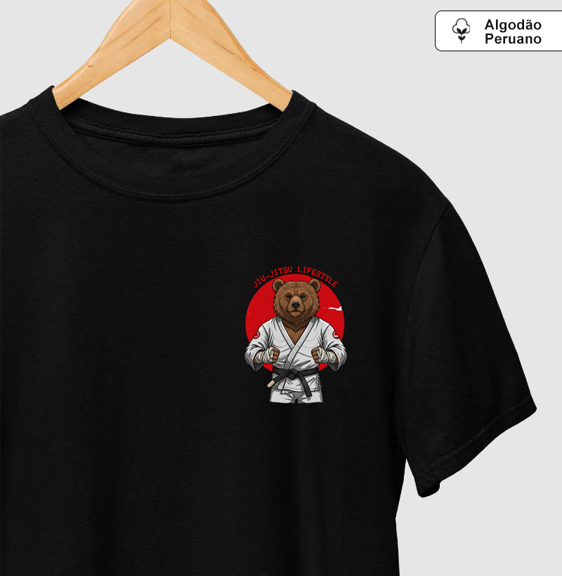 Urso - Jiu-Jitsu - Lifestyle - Algodão Peruano
