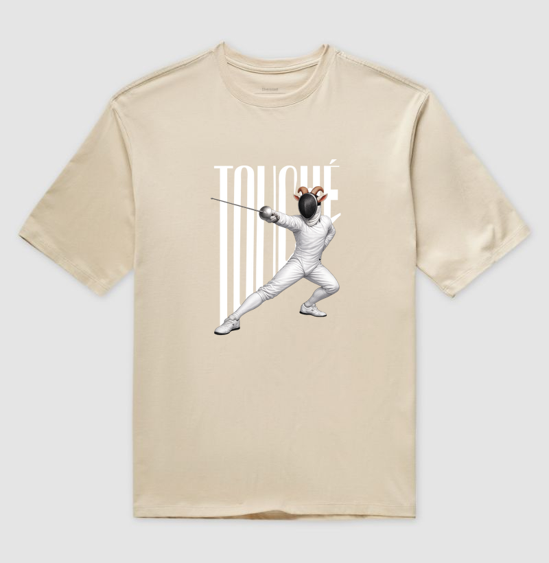 Camiseta Oversized Esgrimista - Touché