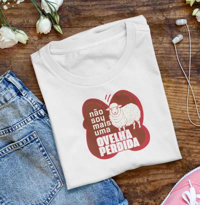 Camiseta Cristã Ovelha Resgatada – Lucas 15 | Milagree