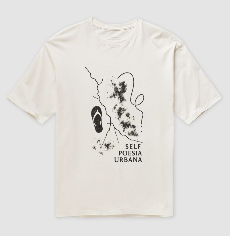 POESIA URBANA - Camiseta Oversized