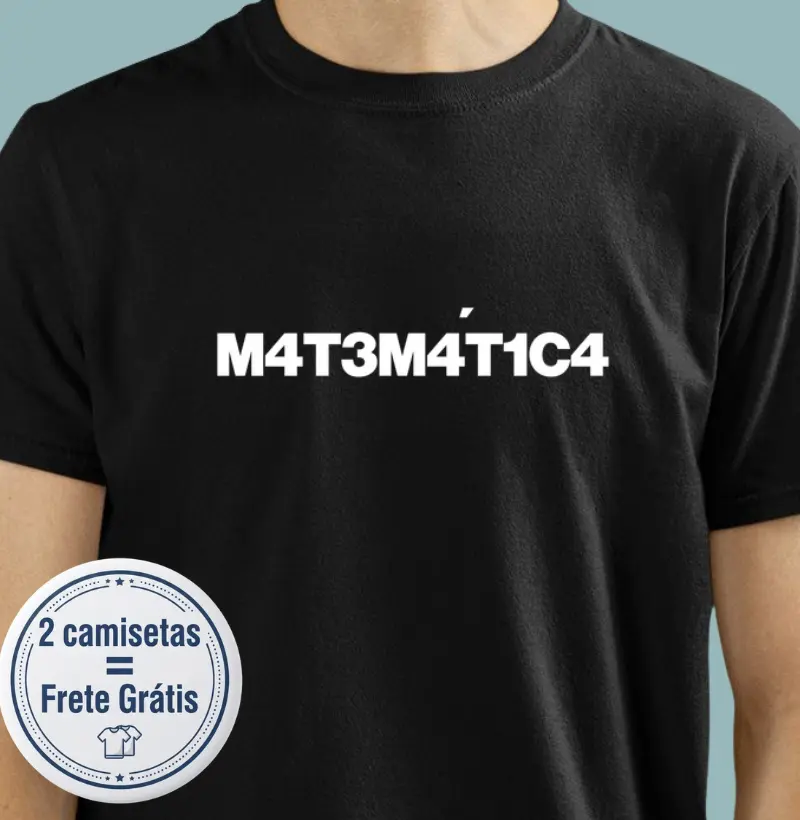 Camiseta Premium Matemática