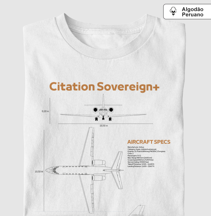 Cessna Citation Sovereing+ - Blueprint