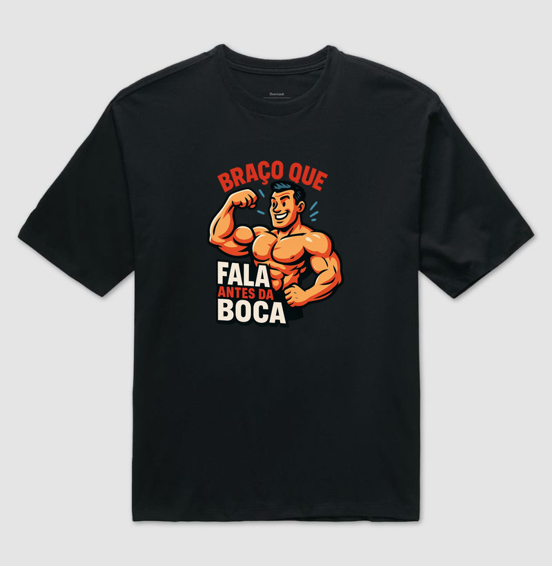 Braço que fala antes da boca