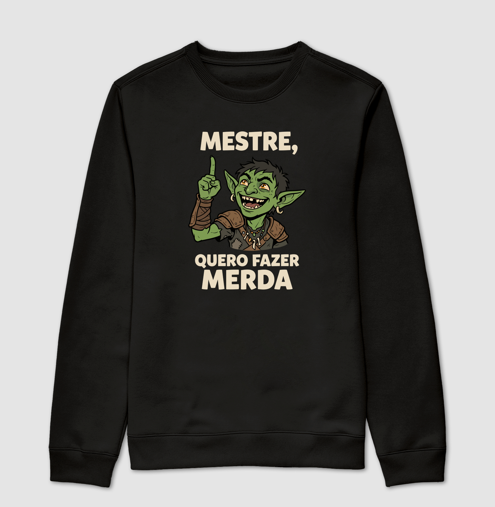 MESTRE, QUERO FAZER MERDA