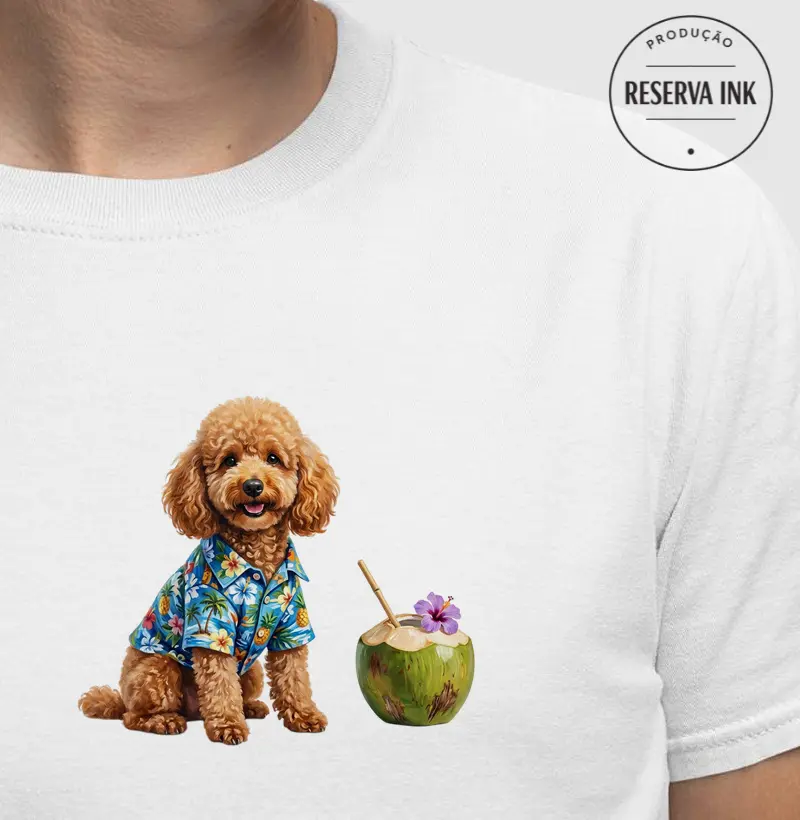 Poodle Marrom - Férias