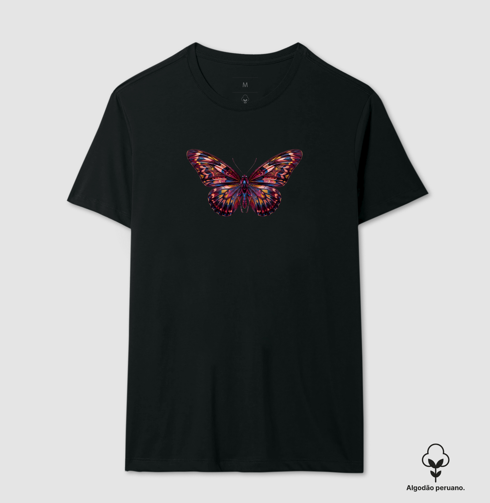 Psiquê — Asas da Transformação - Camiseta Algodão Peruano