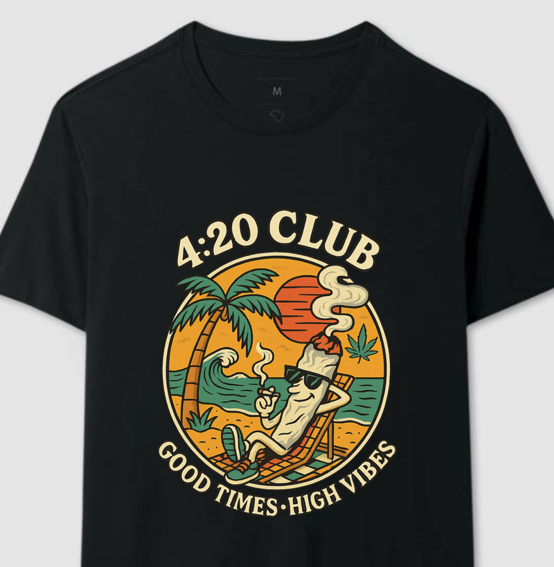 Camiseta - 4:20 Club Good Times